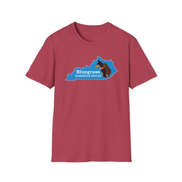 Bluegrass Doberman Rescue Logo T-Shirt - Image 27