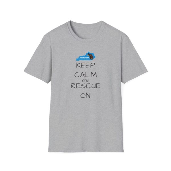 Bluegrass Doberman Rescue Keep Calm T-Shirt - Image 5