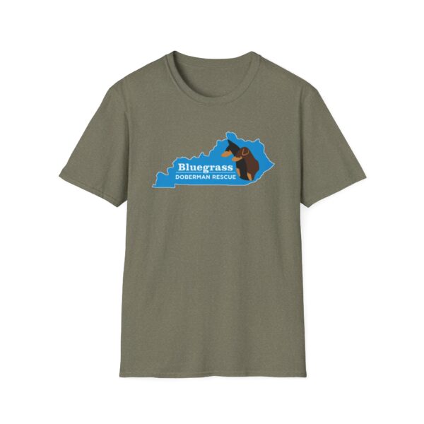 Bluegrass Doberman Rescue Logo T-Shirt - Image 5
