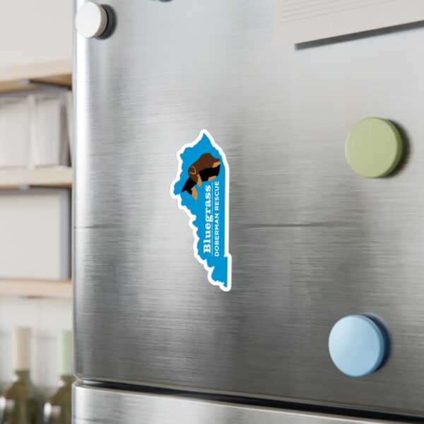 Bluegrass Doberman Rescue Logo Sticker - Image 7