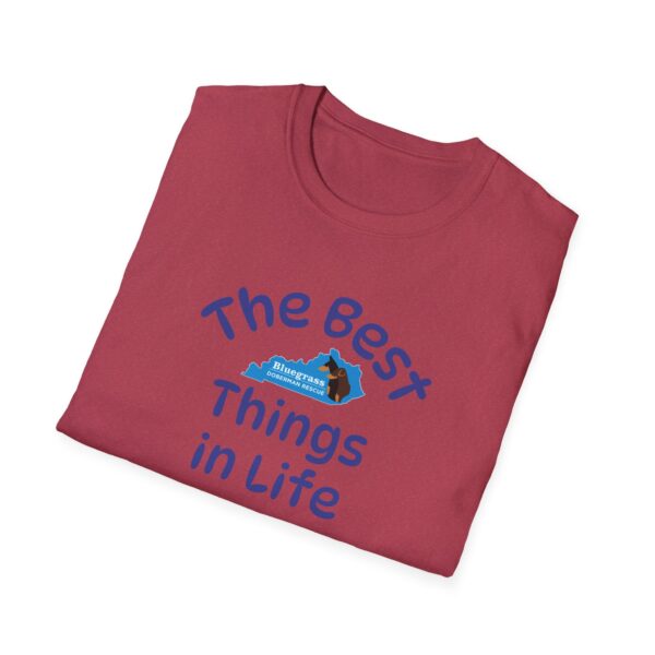 Bluegrass Doberman Rescue Best Things T-Shirt - Image 33