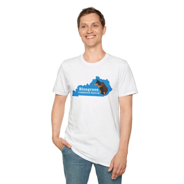 Bluegrass Doberman Rescue Logo T-Shirt - Image 4