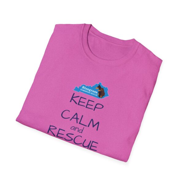 Bluegrass Doberman Rescue Keep Calm T-Shirt - Image 26