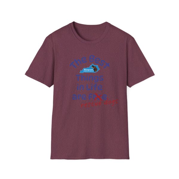 Bluegrass Doberman Rescue Best Things T-Shirt - Image 22