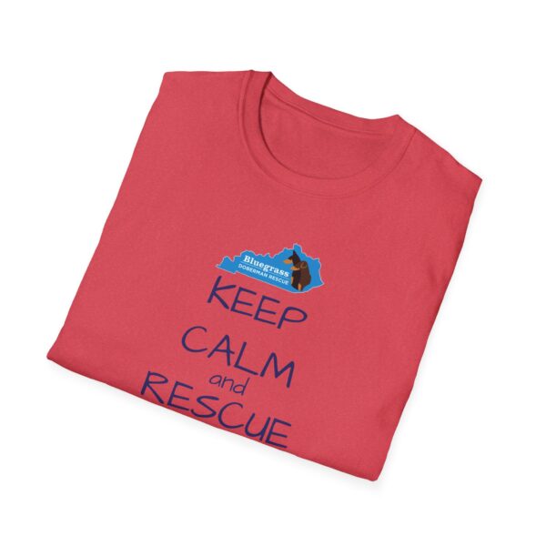 Bluegrass Doberman Rescue Keep Calm T-Shirt - Image 30