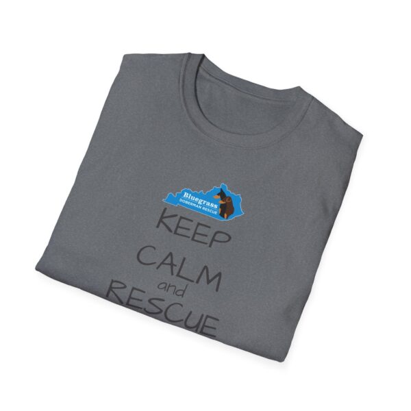 Bluegrass Doberman Rescue Keep Calm T-Shirt - Image 10