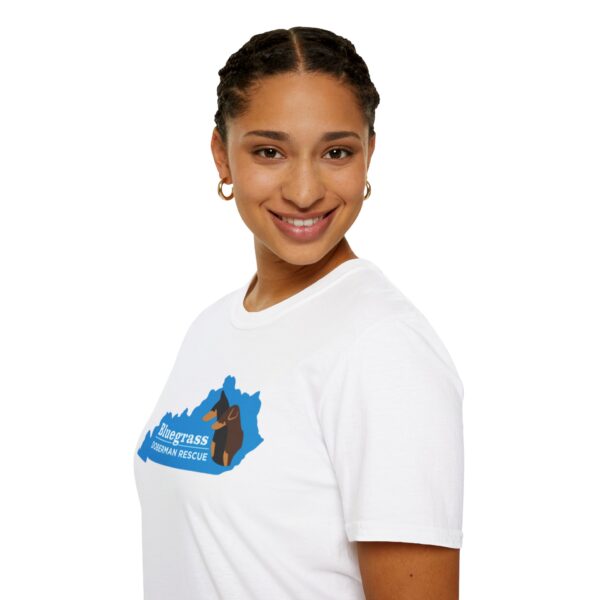 Bluegrass Doberman Rescue Logo T-Shirt - Image 3