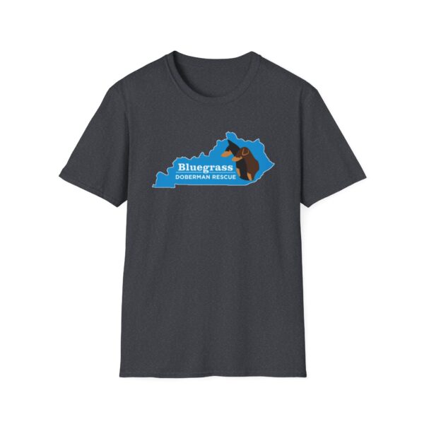 Bluegrass Doberman Rescue Logo T-Shirt - Image 15