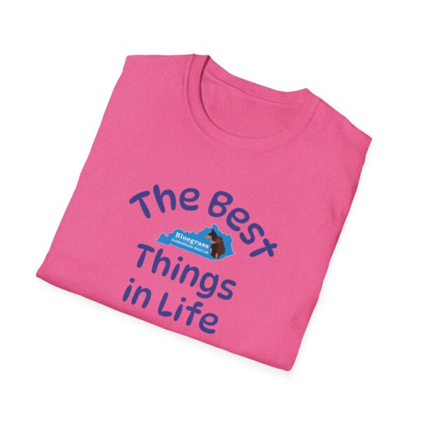 Bluegrass Doberman Rescue Best Things T-Shirt - Image 41
