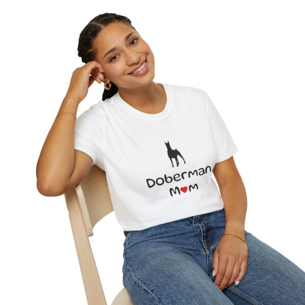 Bluegrass Doberman Rescue Doberman Mom T-Shirt - Image 4