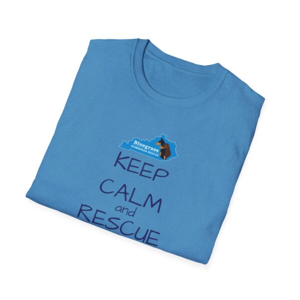 Bluegrass Doberman Rescue Keep Calm T-Shirt - Image 16