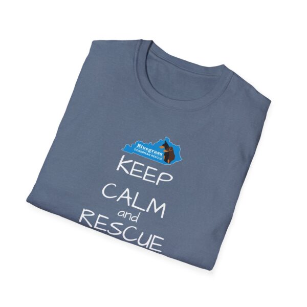 Bluegrass Doberman Rescue Keep Calm T-Shirt - Image 20