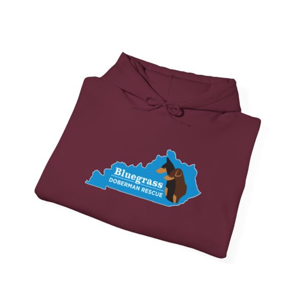 Bluegrass Doberman Rescue Logo Hoodie - Image 14