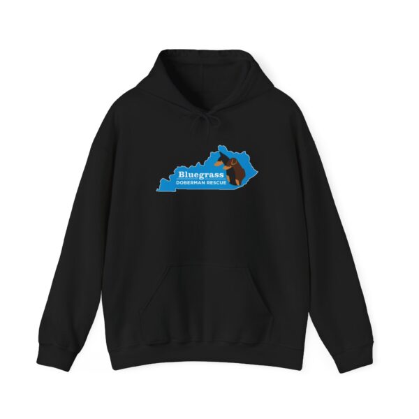 Bluegrass Doberman Rescue Logo Hoodie - Image 9