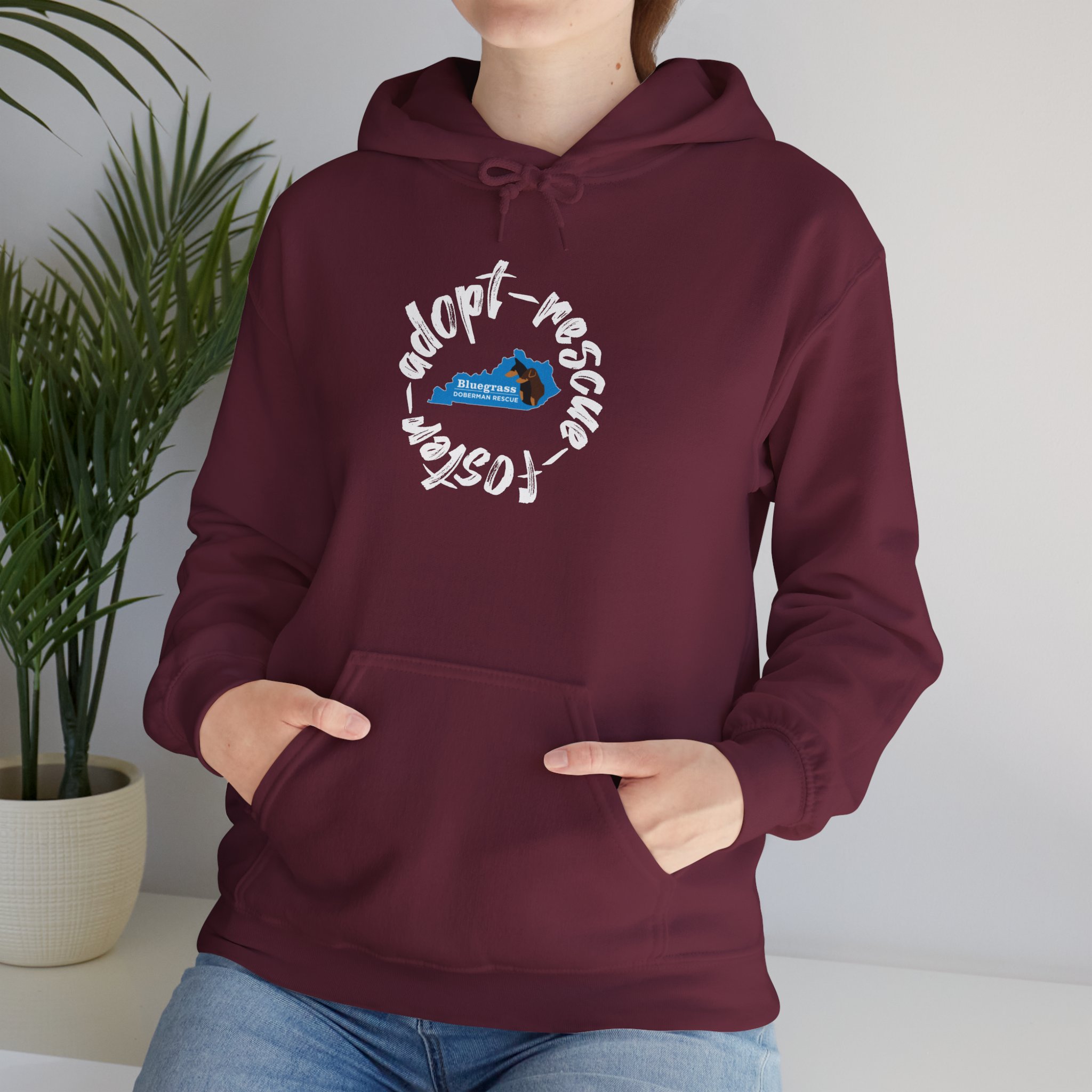 Bluegrass Doberman Rescue RFA Hoodie - Image 7