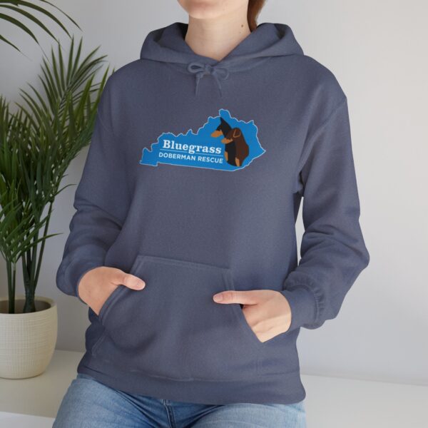 Bluegrass Doberman Rescue Logo Hoodie - Image 31