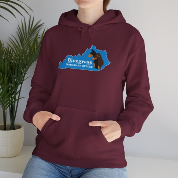 Bluegrass Doberman Rescue Logo Hoodie - Image 15