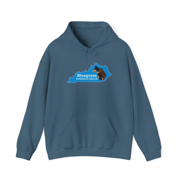 Bluegrass Doberman Rescue Logo Hoodie - Image 25