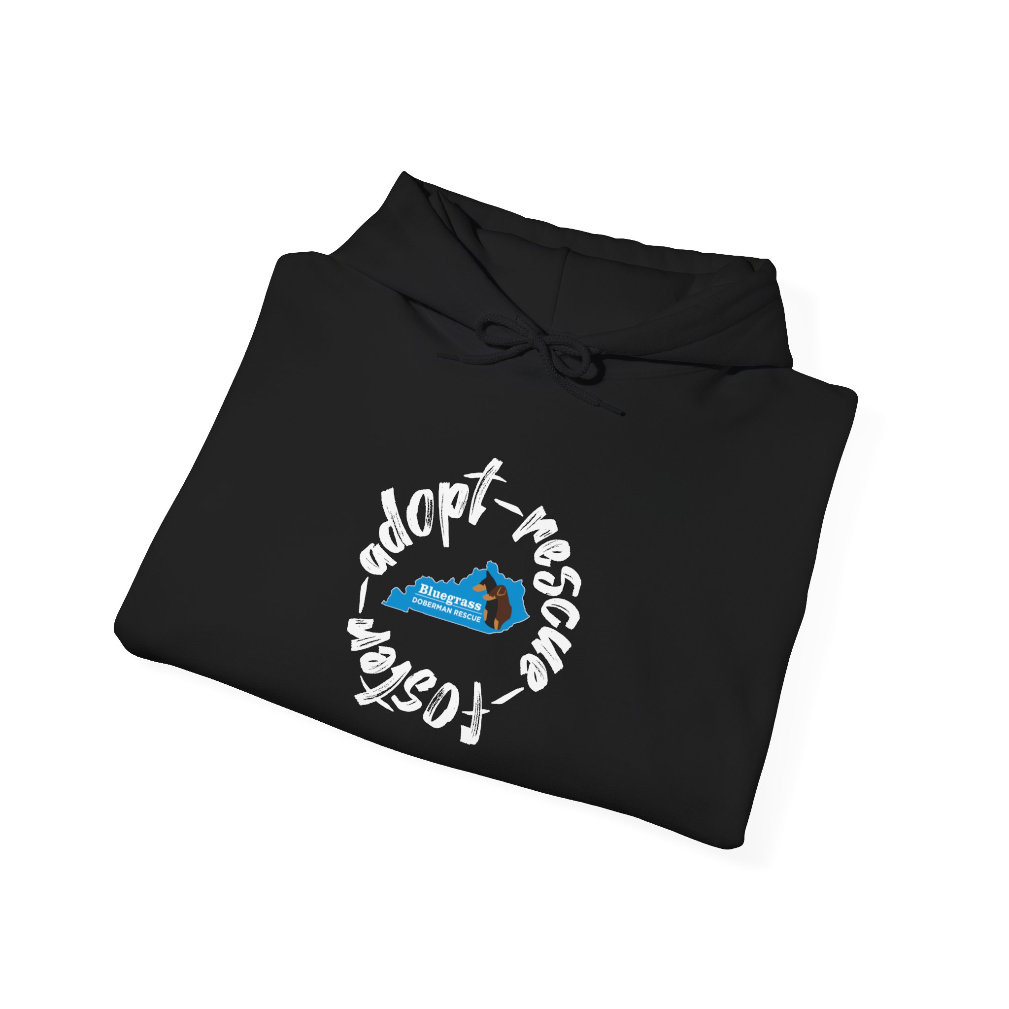 Bluegrass Doberman Rescue RFA Hoodie - Image 2