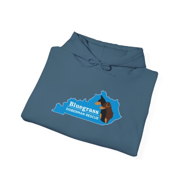 Bluegrass Doberman Rescue Logo Hoodie - Image 26