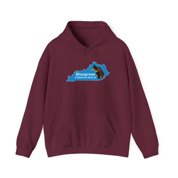 Bluegrass Doberman Rescue Logo Hoodie - Image 13