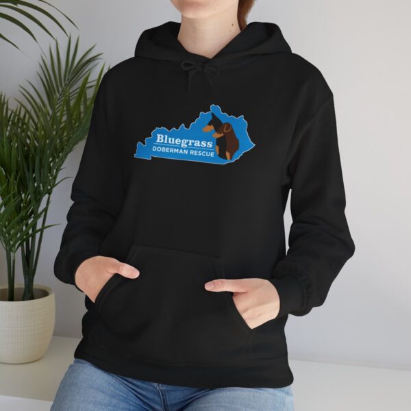 Bluegrass Doberman Rescue Logo Hoodie - Image 11