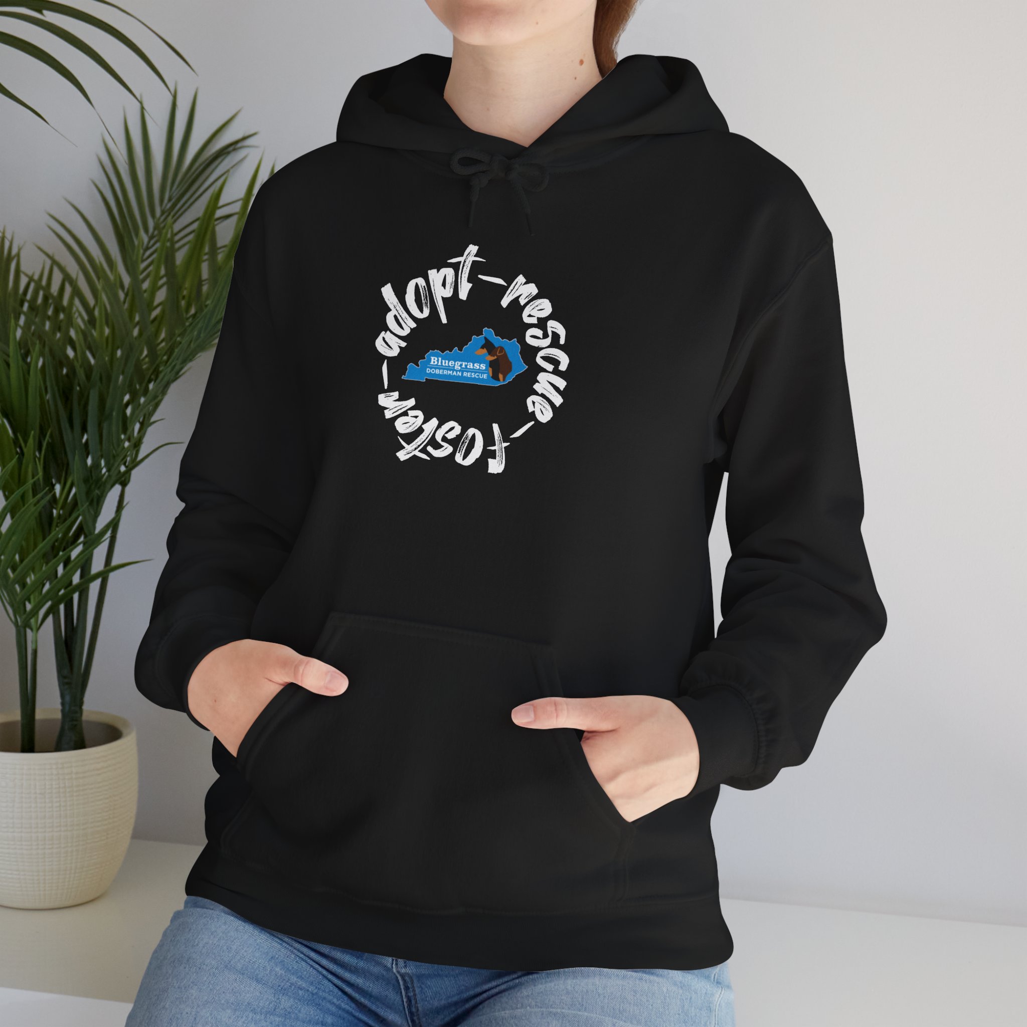 Bluegrass Doberman Rescue RFA Hoodie - Image 3