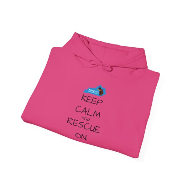 Bluegrass Doberman Rescue Keep Calm Hoodie - Image 2