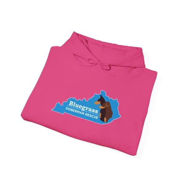 Bluegrass Doberman Rescue Logo Hoodie - Image 34