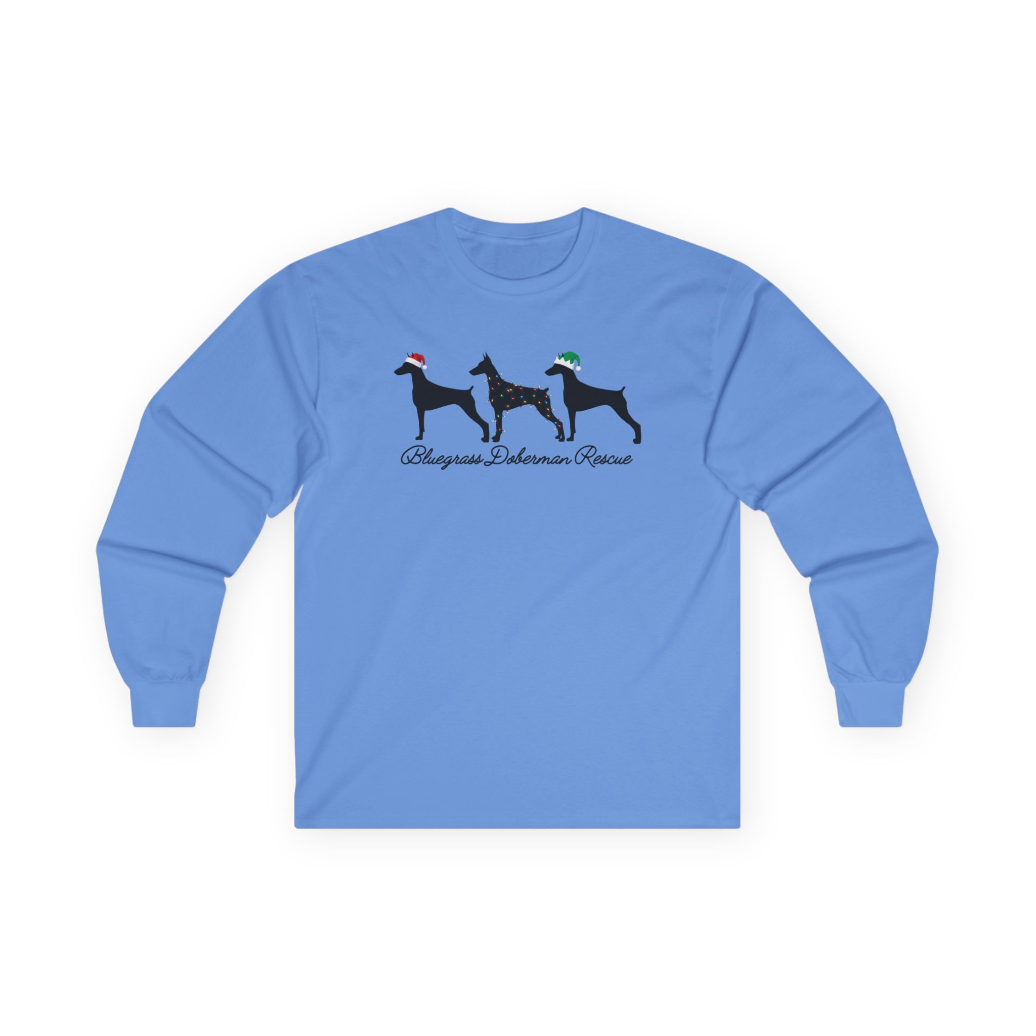 Bluegrass Doberman Rescue Doberman Christmas Long Sleeve - Image 10