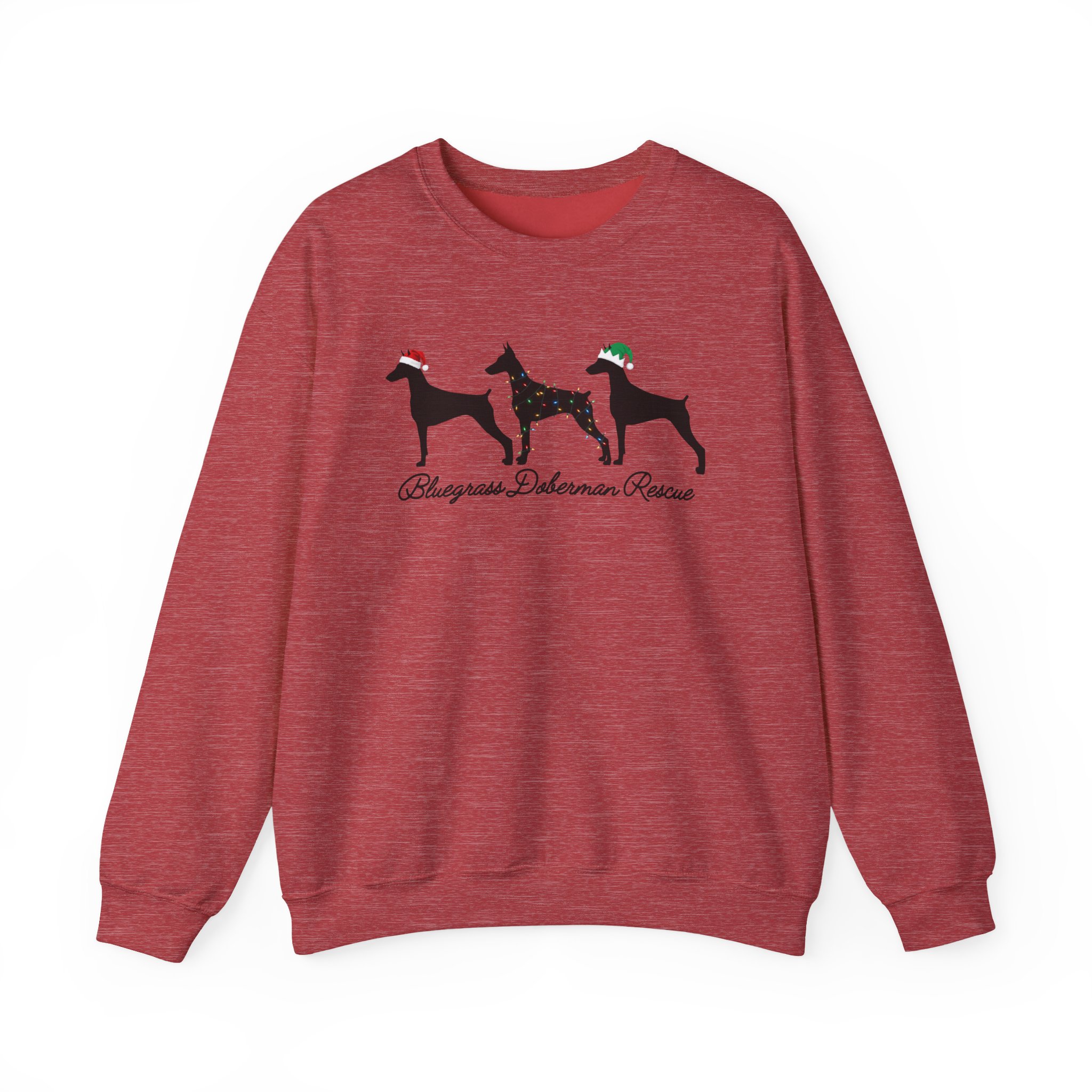Bluegrass Doberman Rescue Christmas Sweatshirt - Image 33