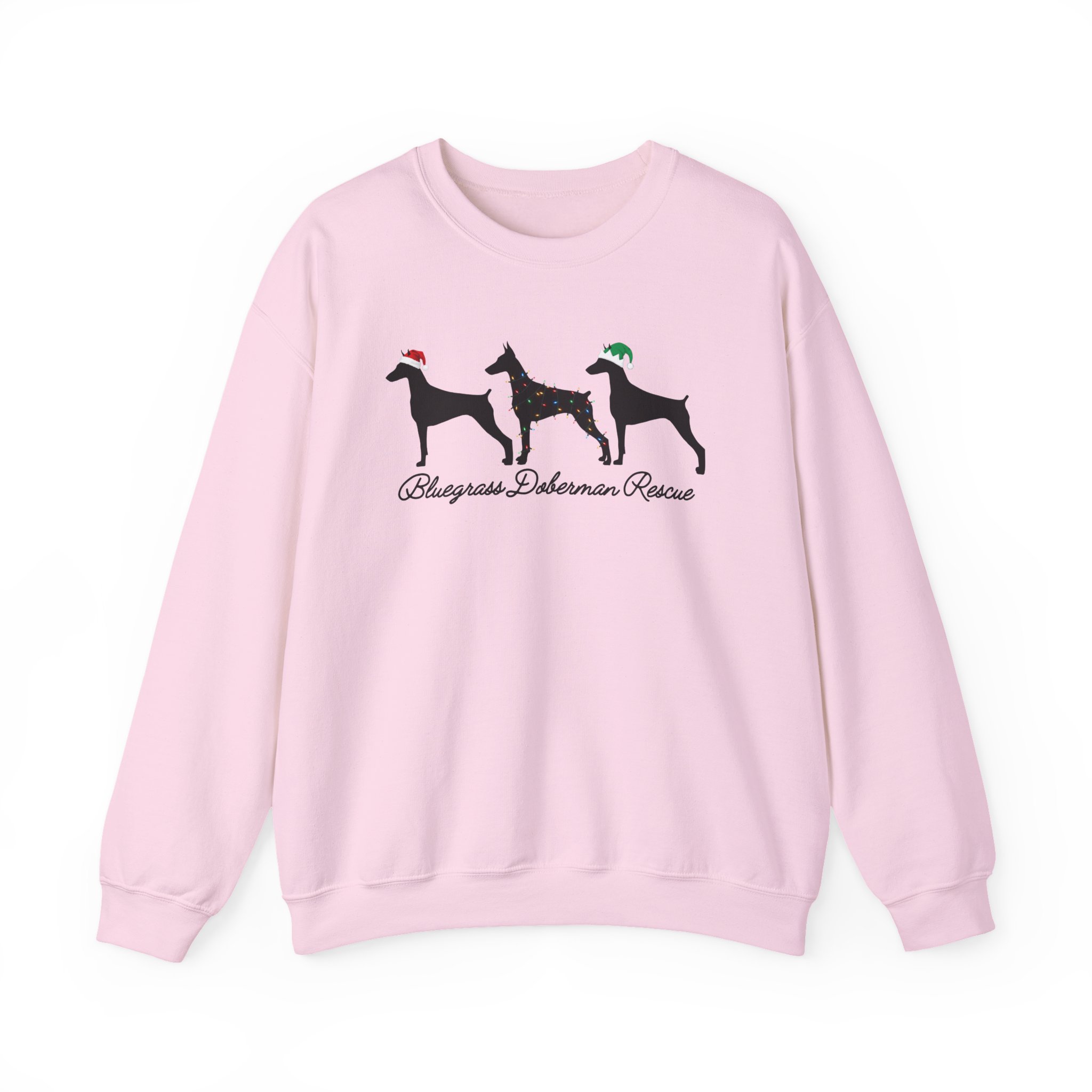 Bluegrass Doberman Rescue Christmas Sweatshirt - Image 29