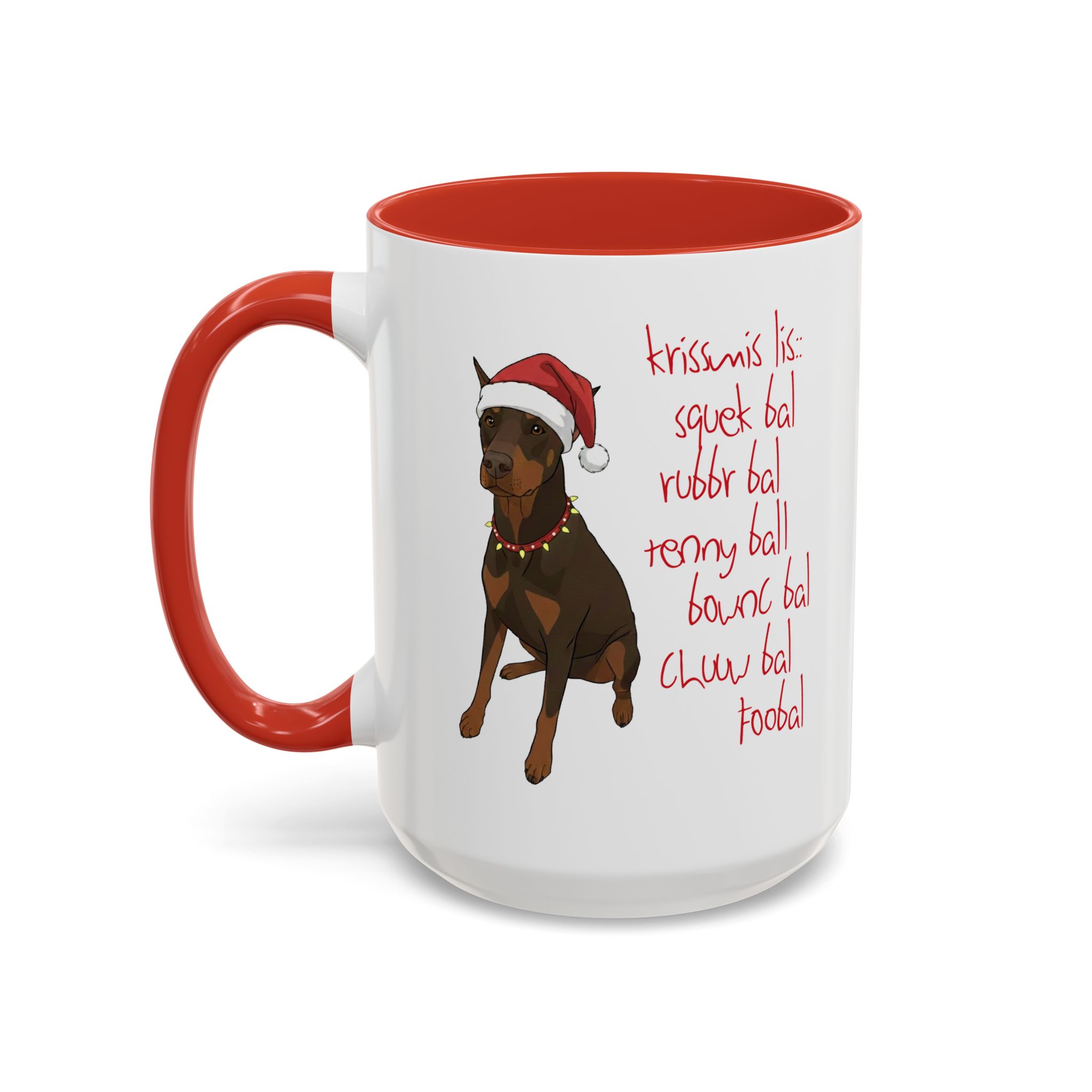 Bluegrass Doberman Rescue Christmas Mug - Image 11