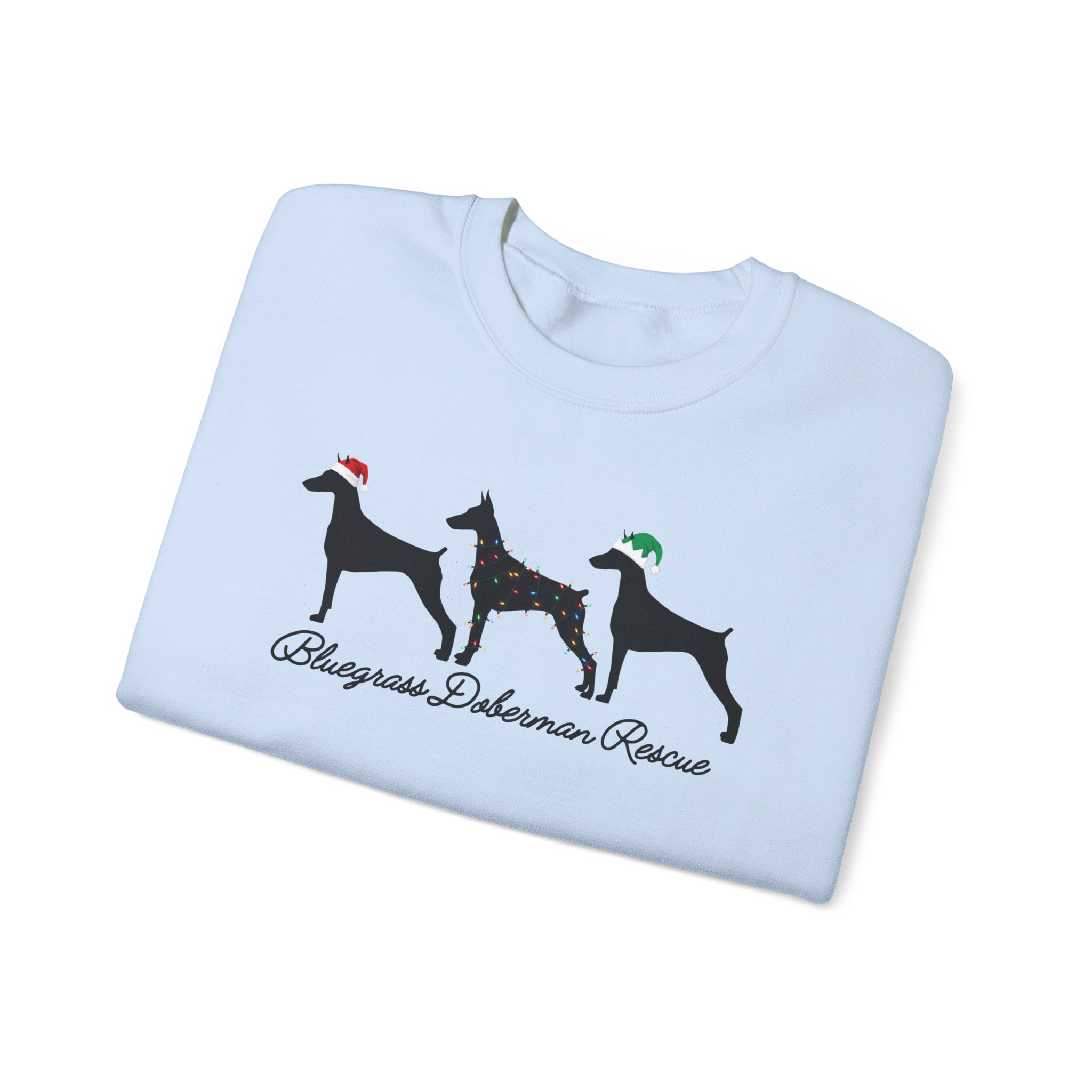 Bluegrass Doberman Rescue Christmas Sweatshirt - Image 23