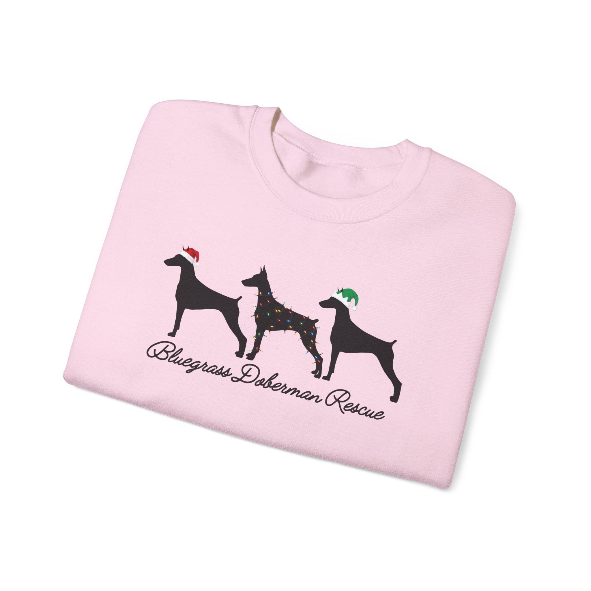 Bluegrass Doberman Rescue Christmas Sweatshirt - Image 31