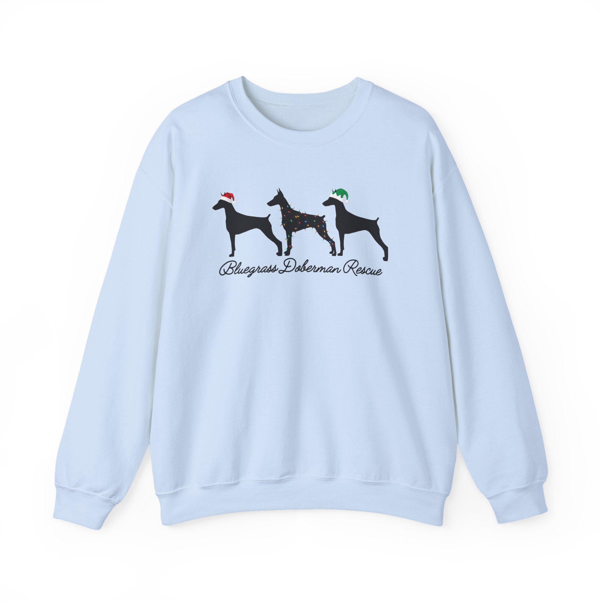 Bluegrass Doberman Rescue Christmas Sweatshirt - Image 21