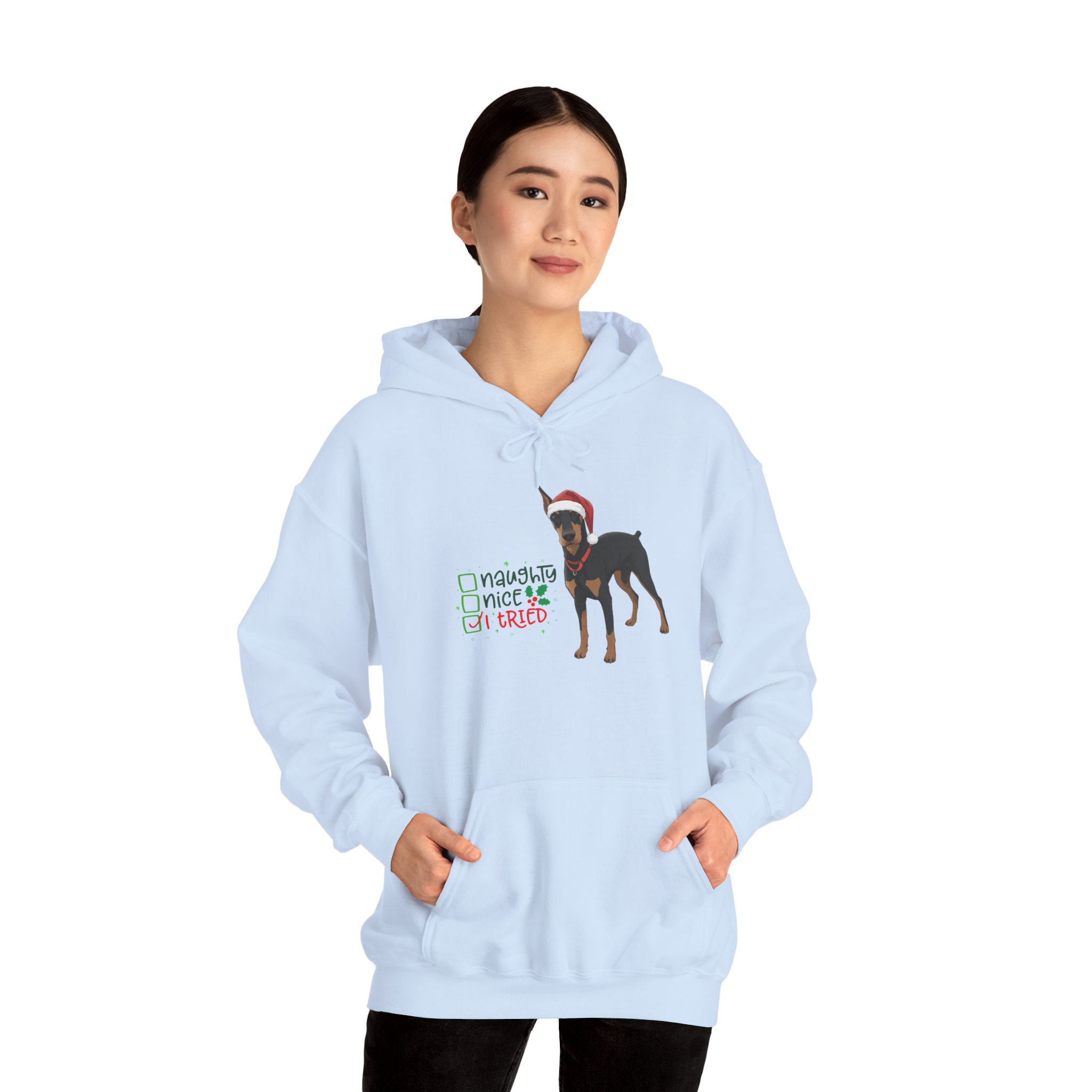 Bluegrass Doberman Rescue I Tried Christmas Hoodie - Image 6