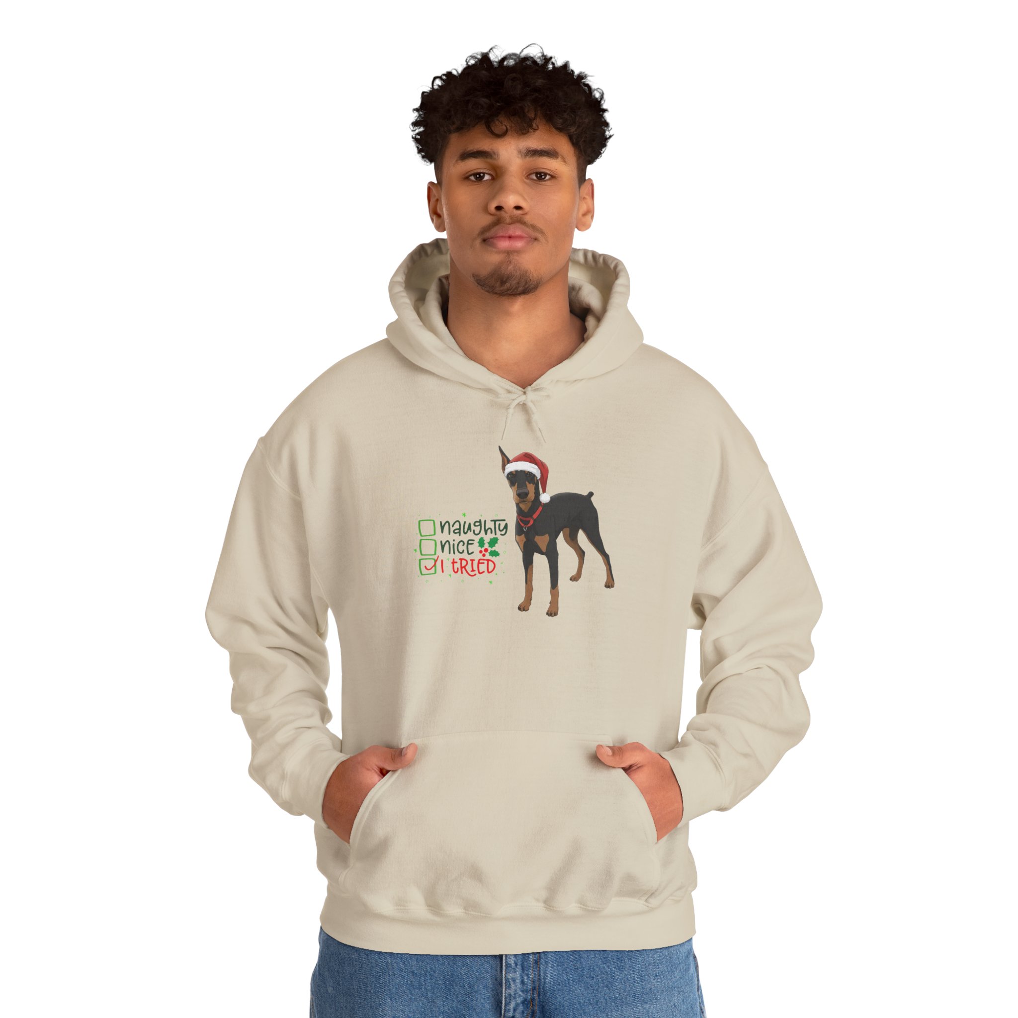 Bluegrass Doberman Rescue I Tried Christmas Hoodie - Image 21