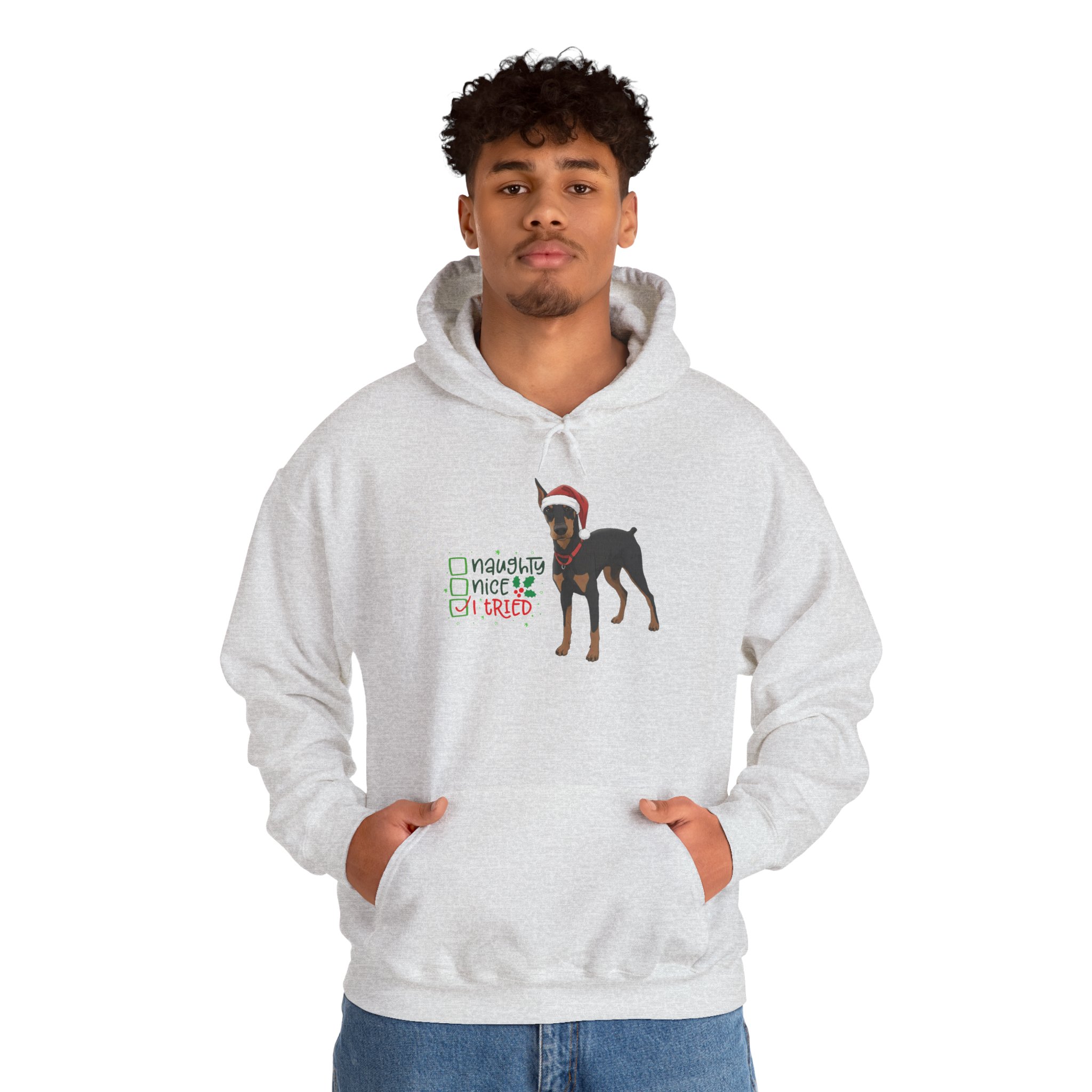 Bluegrass Doberman Rescue I Tried Christmas Hoodie - Image 9