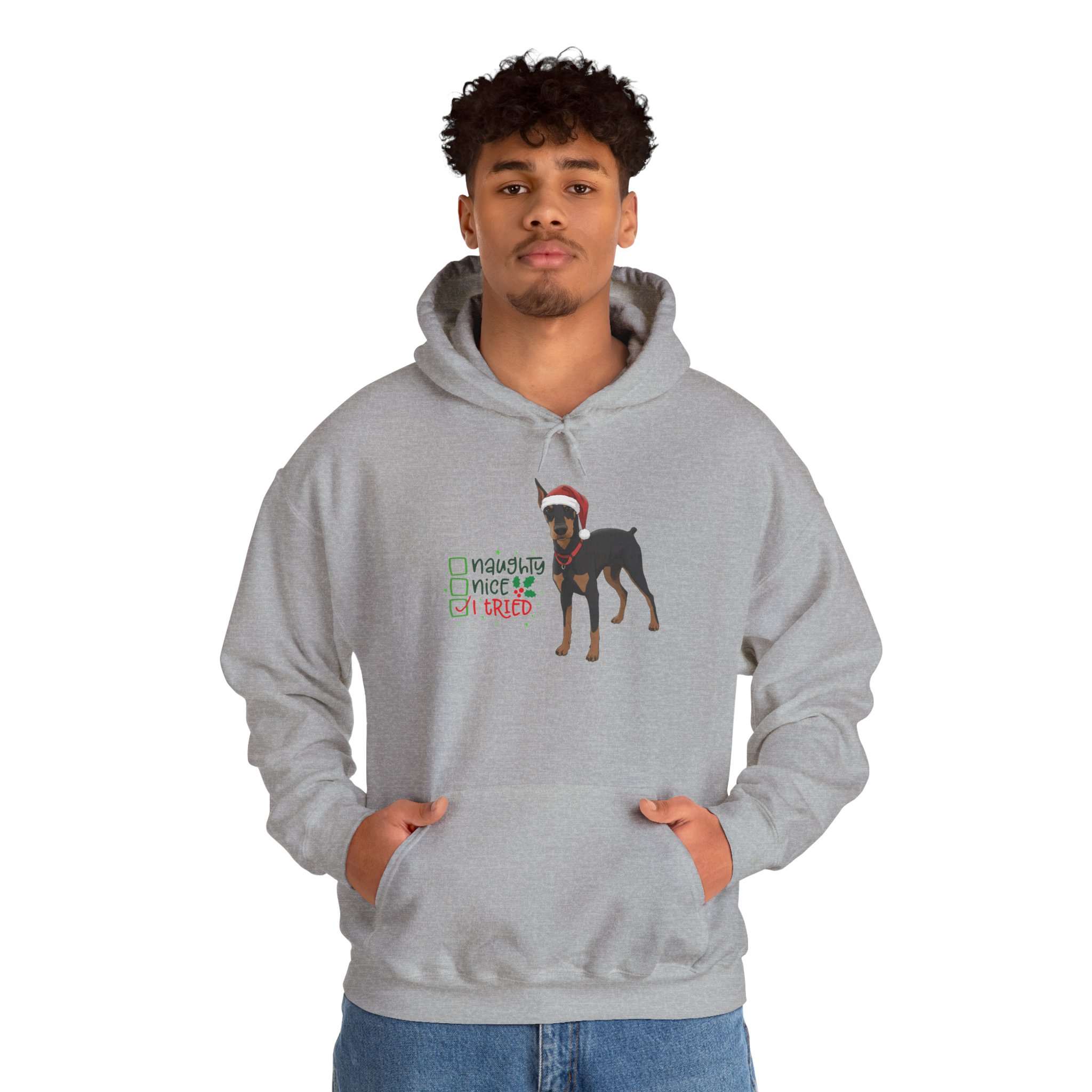 Bluegrass Doberman Rescue I Tried Christmas Hoodie - Image 12