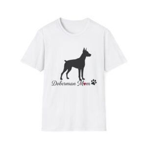 “Cropped Ears” Doberman Mom Softstyle T-Shirt