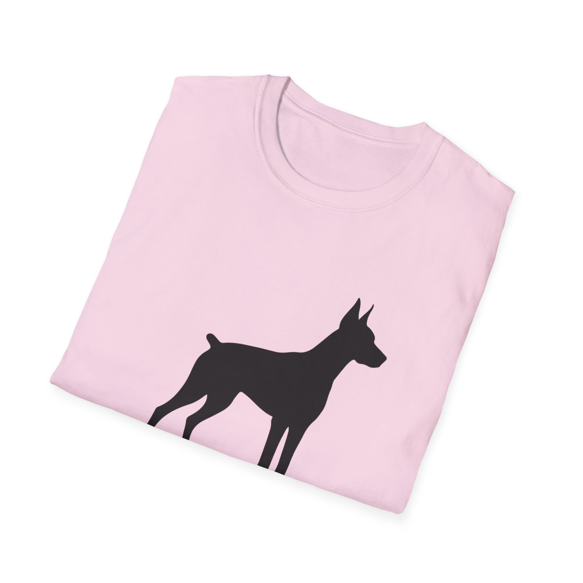 “Cropped Ears” Doberman Mom Softstyle T-Shirt - Image 48