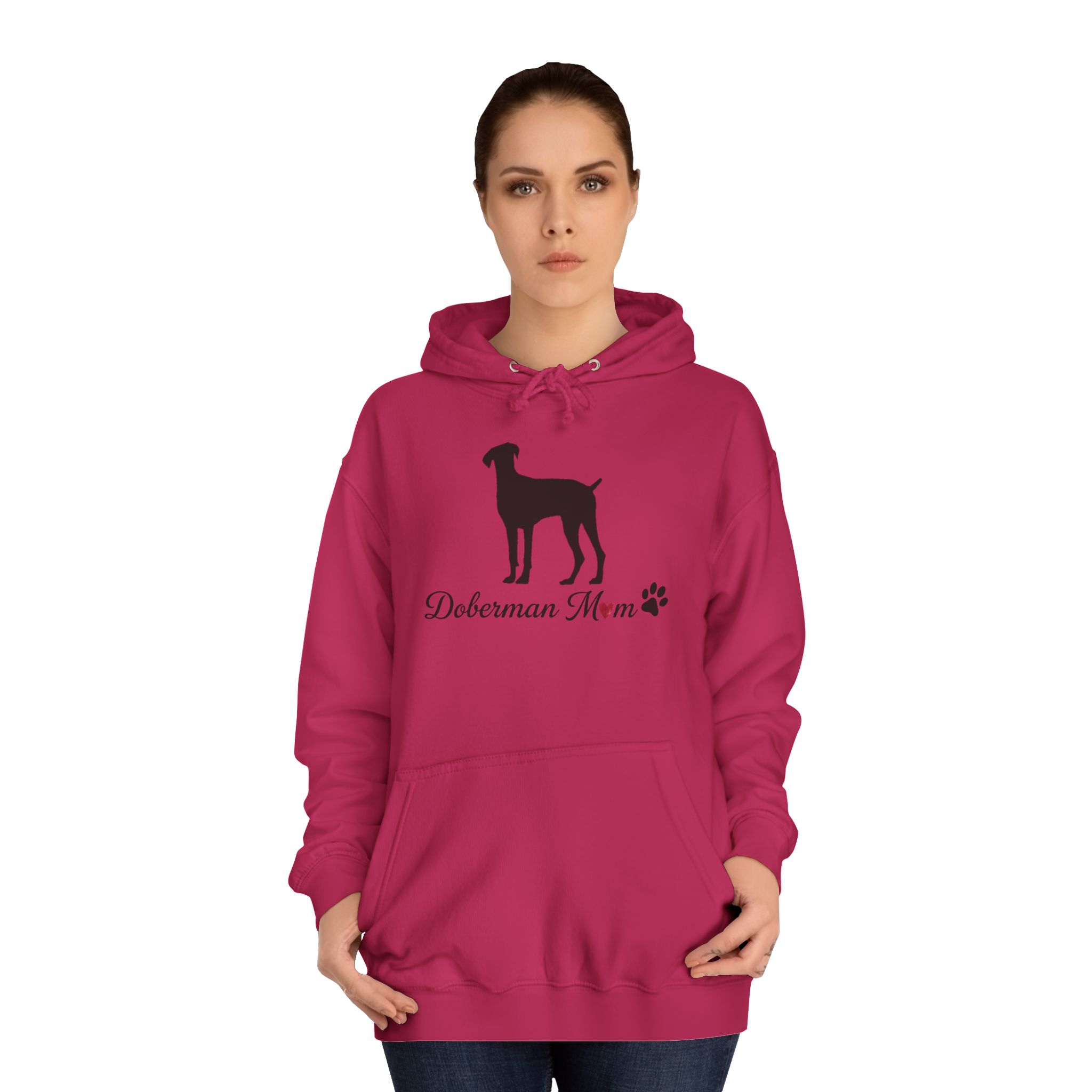 “Natural Ears” Doberman Mom Hoodie - Image 40