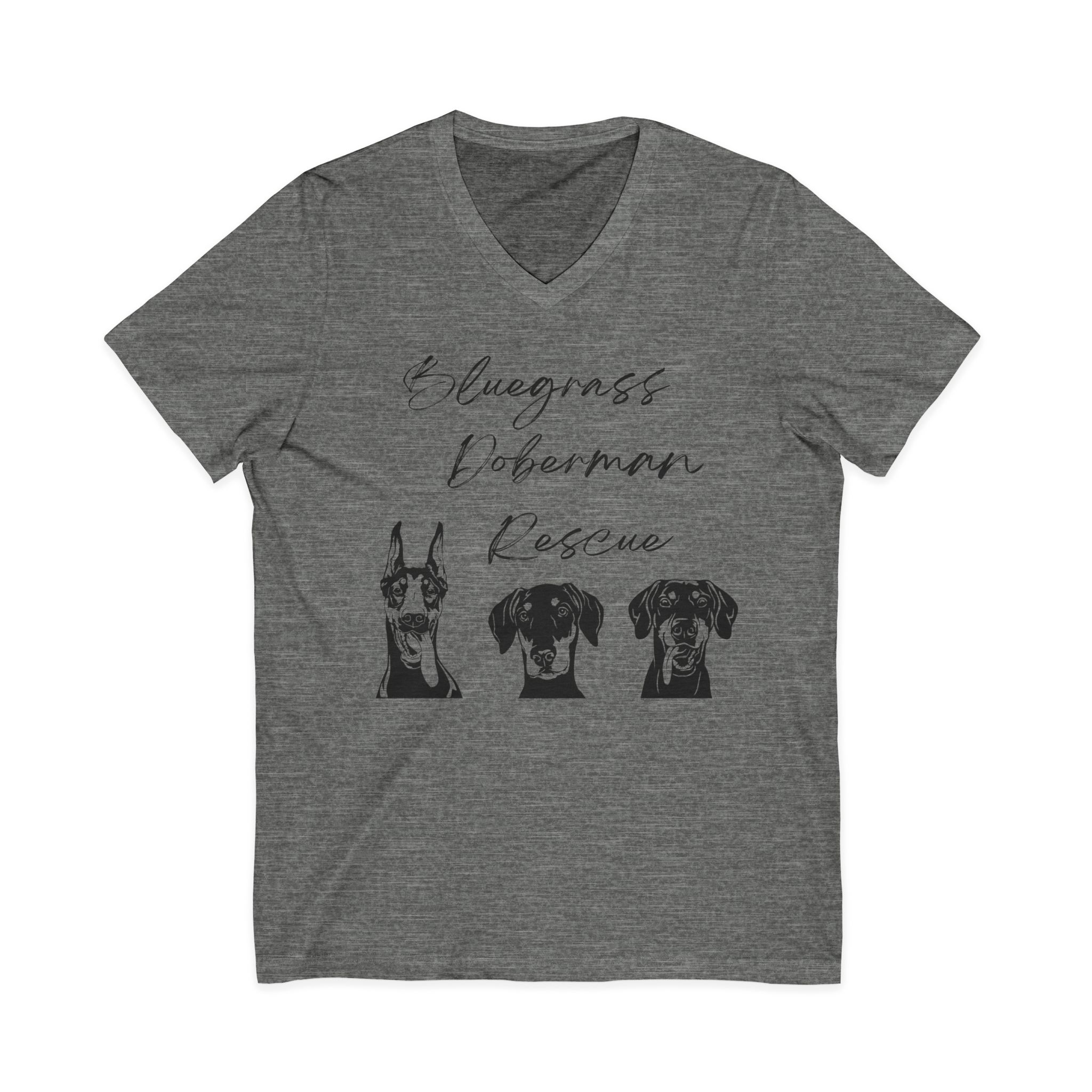 Unisex Jersey Short Sleeve V-Neck Tee - Image 5