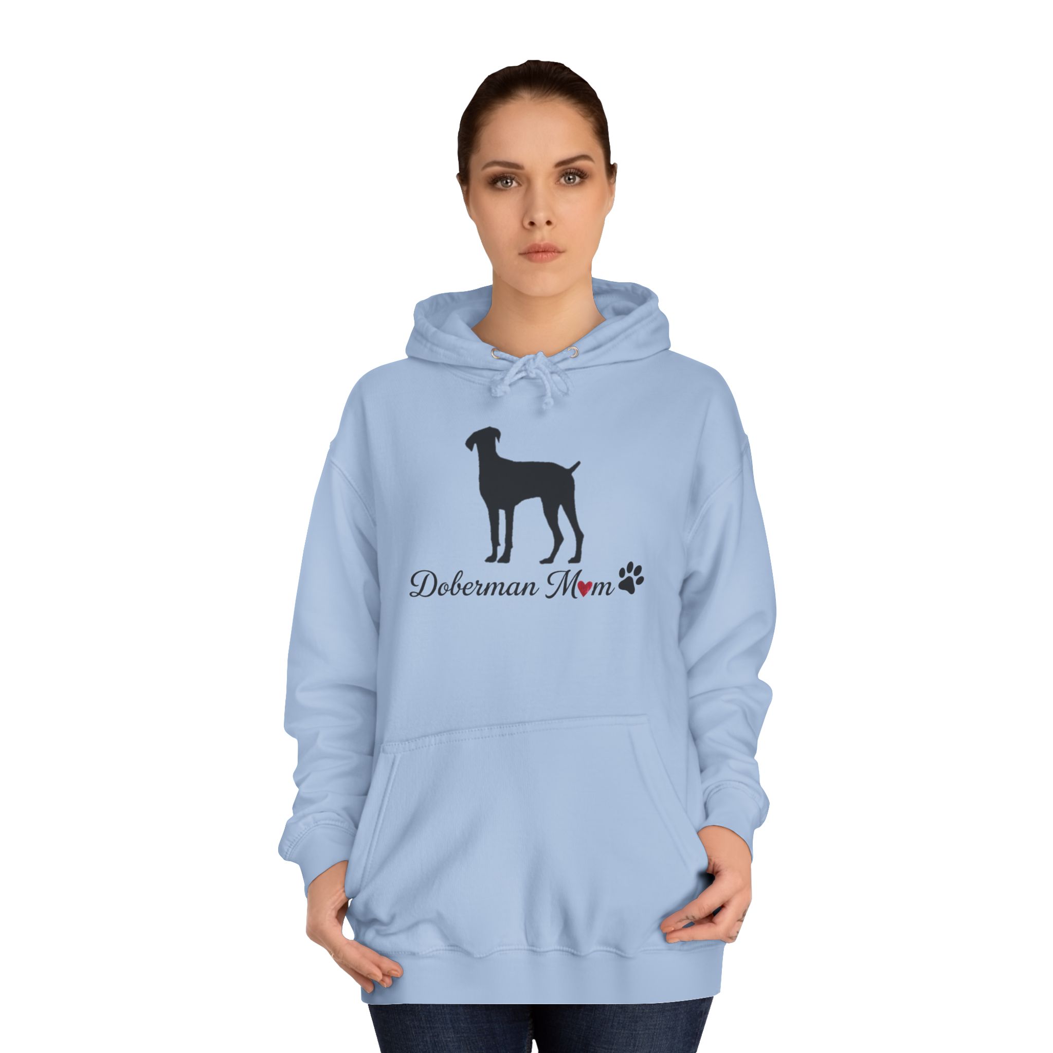 “Natural Ears” Doberman Mom Hoodie - Image 24