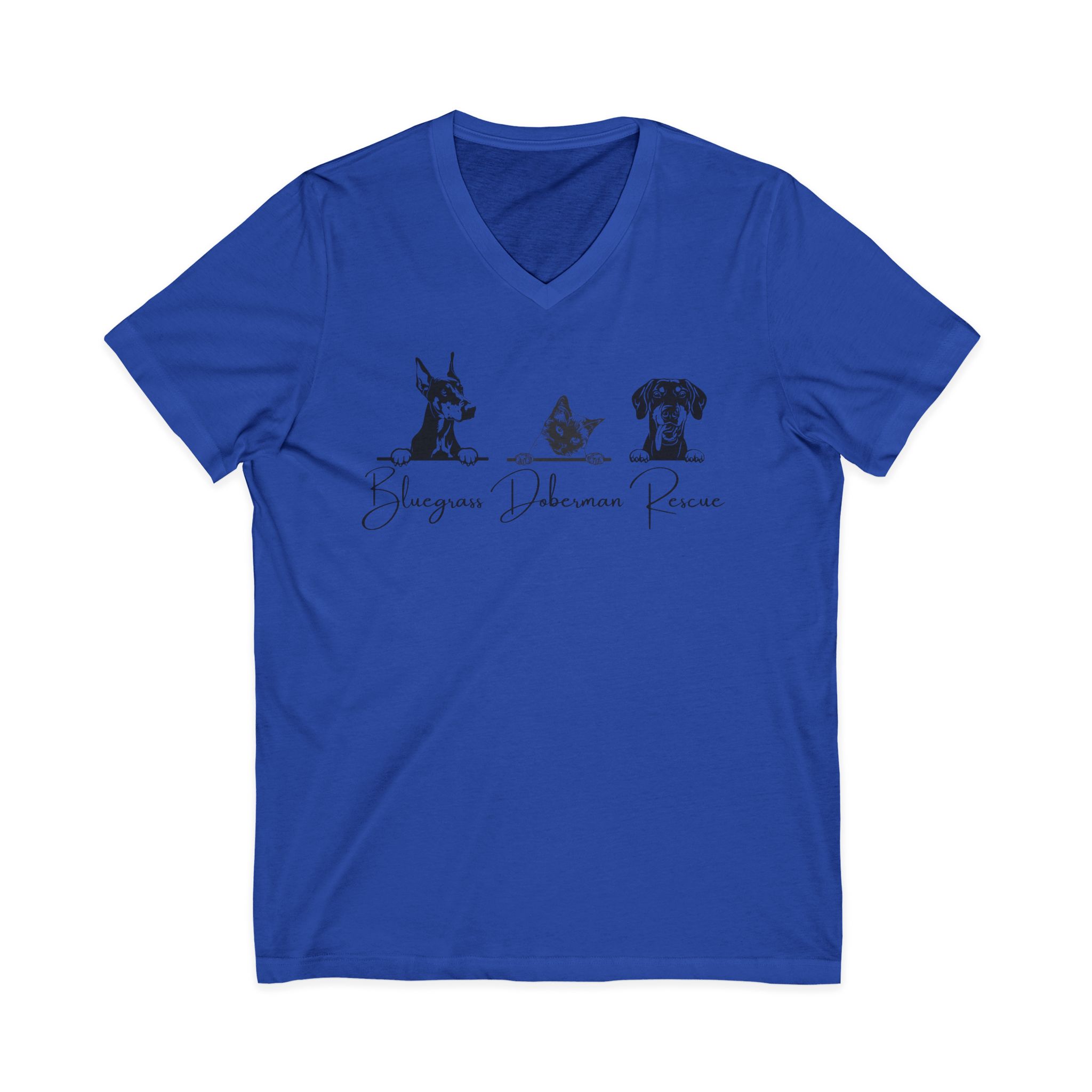 Unisex Jersey Short Sleeve V-Neck Tee - Image 17