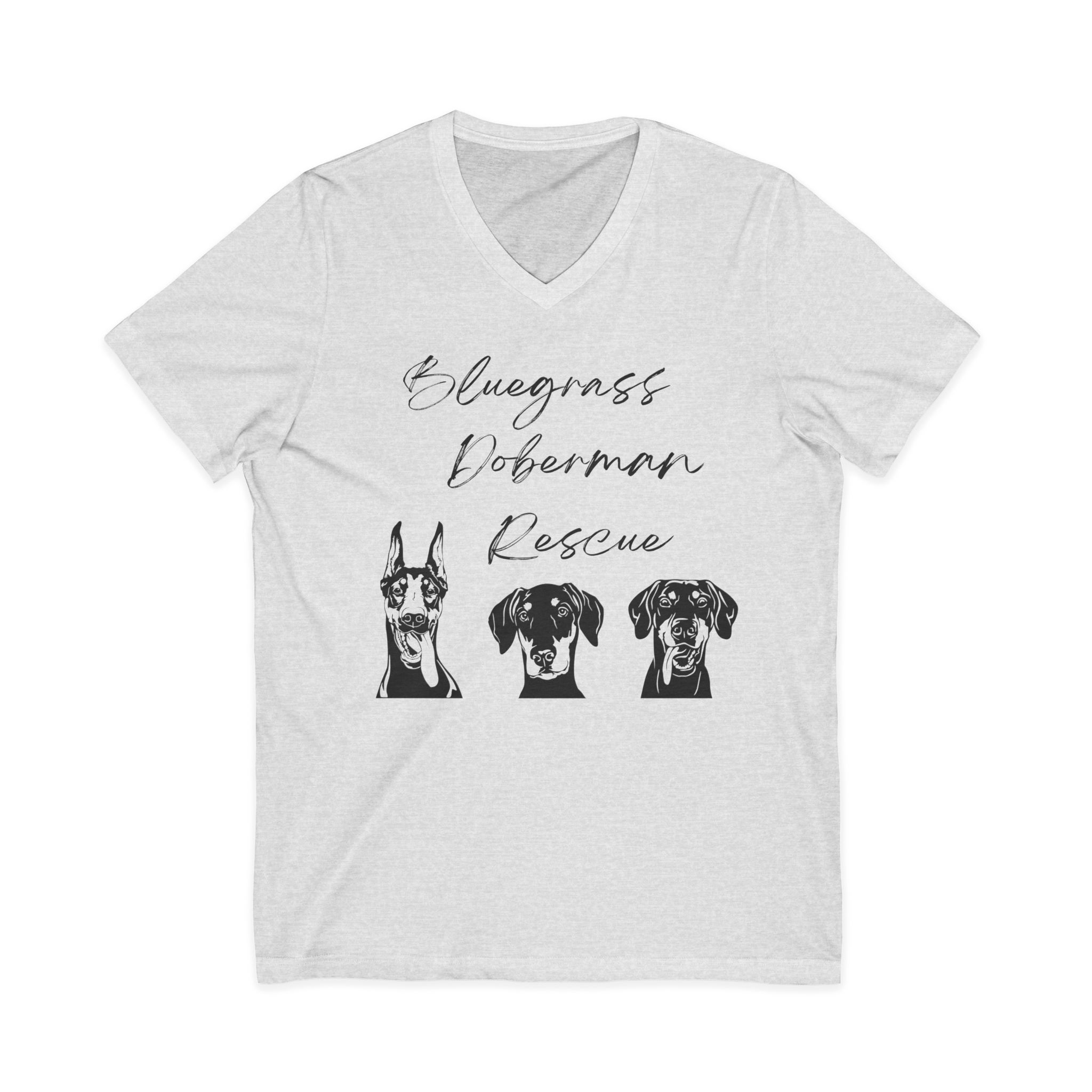 Unisex Jersey Short Sleeve V-Neck Tee - Image 6