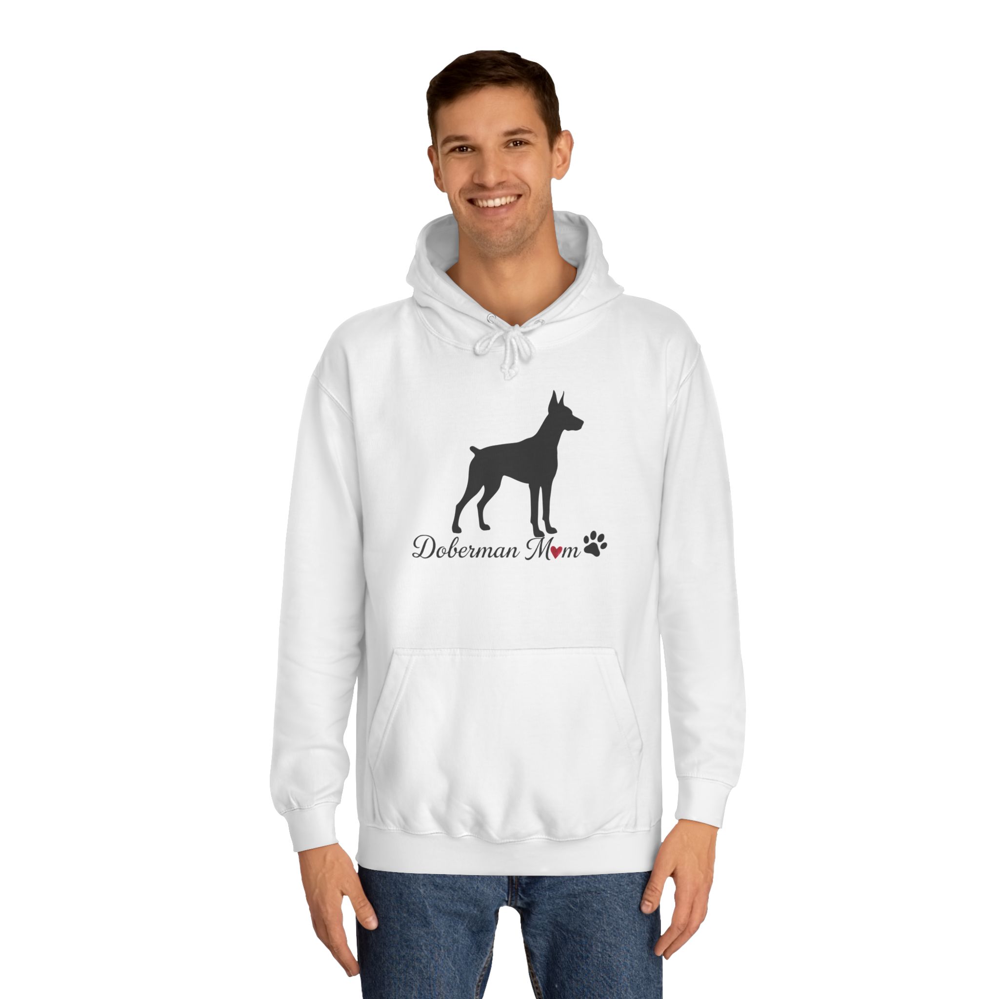 “Cropped Ears” Doberman Mom Hoodie - Image 3