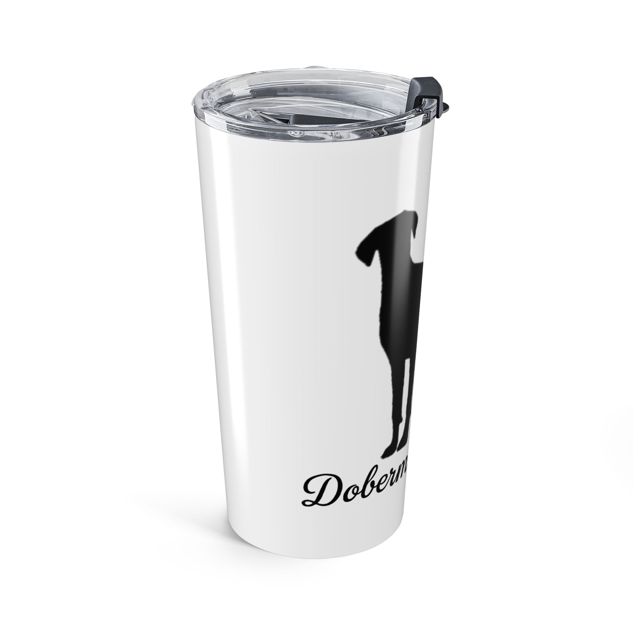 “Natural Ears” Doberman Mom Tumbler 20oz - Image 3