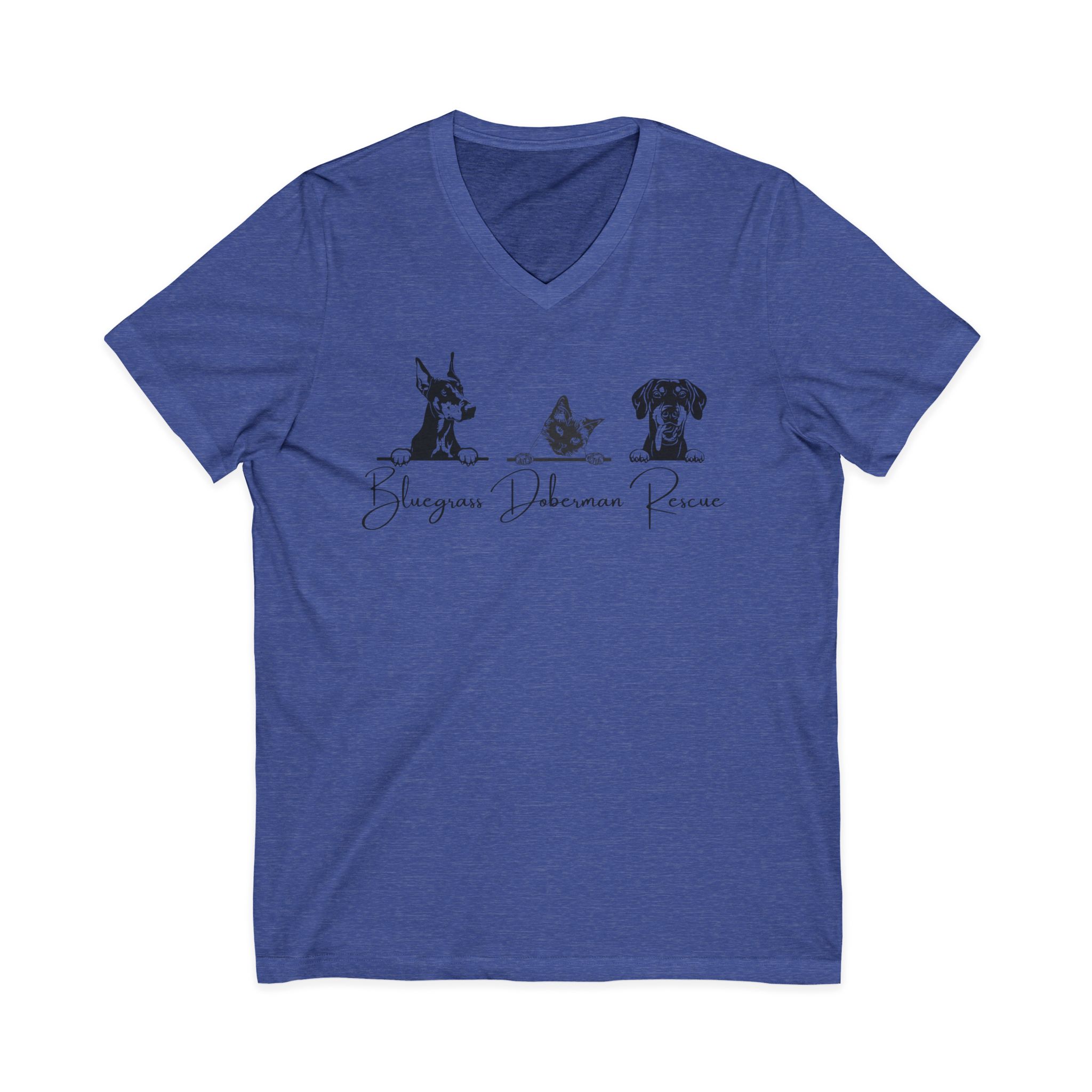 Unisex Jersey Short Sleeve V-Neck Tee - Image 21